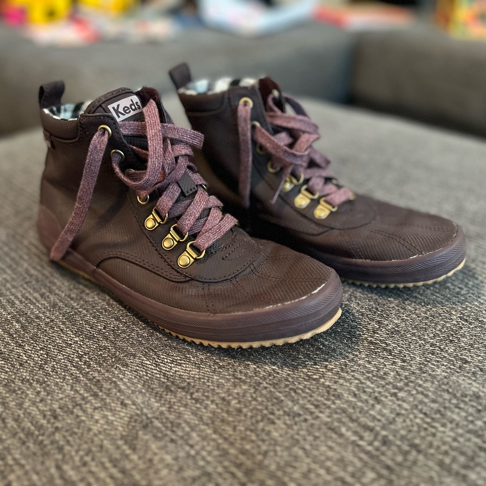 Keds Scout II Maroon High-Top Shoes